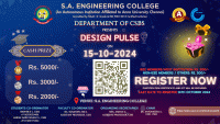 TRI TECH NEXUS ' 24 / DESIGN PULSE Technical Event Poster